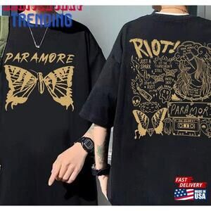 Paramore Doodle Shirt Album Lyrics Music Tour  Tshirt Unisex 2 Sided